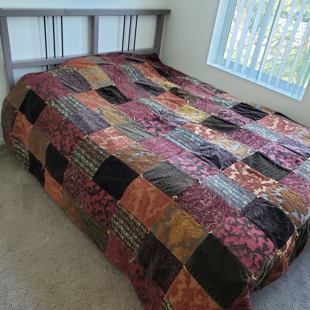 Double D Ranch Multicolor Patchwork Duvet Cover